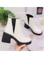 Zateplené topánky Artiker W HBH42 na podpätku