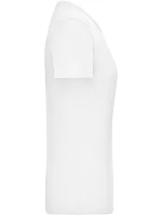 Daiber 8039 Dámske bio tričko s jemným rebrovaním 02.8039 biele