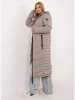 Kabát D51160XB44540A1 tmavo lila