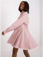 Šaty DHJ SK 6801.63P svetlo ružová