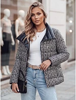 Dámska prešívaná prechodná bunda DELSY navy blue FashionStreet TY4465 Dámska prešívaná prechodná bunda DELSY navy blue FashionStreet TY4465