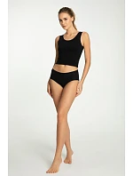 Dámske bavlnené nohavičky Mood Maxi Black - Julimex