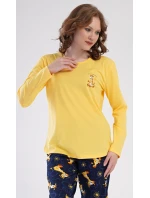 Dámske dlhé pyžamo Žirafy Dámske dlhé pyžamo Žirafy