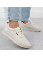 Čierne dámske kožené tenisky na podpätku Sergio Leone PB236-S