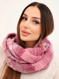 Dámsky vlnený šál na zimu KN20 tmavoružový