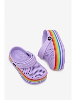 Detské penové sandále s fialovými farebnými remienkami Children's Foam Purple Straps Tansy Detské penové sandále s fialovými farebnými remienkami Children's Foam Purple Straps Tansy