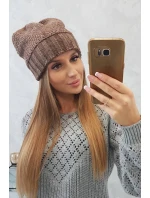 Dámska čiapka Danuta K331 mocca