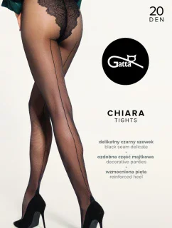 Matné dámske pančuchové nohavice CHIARA - Lycra, 20 DEN.