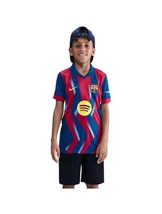 Detský dres Nike FC Barcelona Stadium 25/26 tmavo modrá a červená FZ1307 432 Detský dres Nike FC Barcelona Stadium 25/26 tmavo modrá a červená FZ1307 432