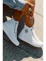 Lee Cooper Dámske tenisky na platforme LCW-25-44-3209L White Lee Cooper Dámske tenisky na platforme LCW-25-44-3209L White