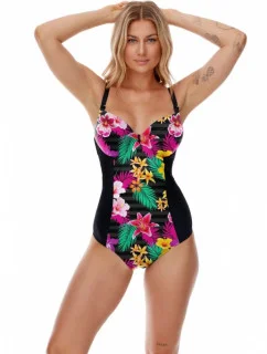 Dámske jednodielne plavky La Palma Black Mix - Lupo Line