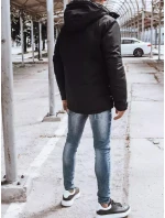 Pánska zimná bunda čierna FashionStreet TX4240