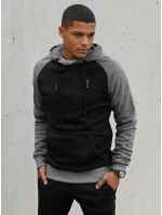 Pánska čierna mikina FashionStreet BX5488
