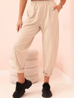 Nohavice s vreckami Summer Punto beige