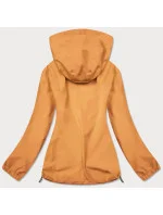 Letná dámska bunda vo farbe kurkumy s podšívkou (HH036-10)
