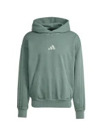 Pánska mikina adidas A SZN W FL HD green JL6538 pánske farby