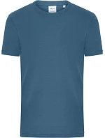 Daiber 8040 Pánske bio tričko s jemným žebrovaním 02.8040 dusty blue