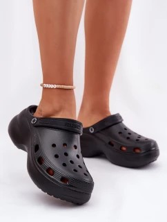 Dámske penové sandále na pevnej podrážke Big Star RR274A118 Black