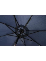 ZÁHRADNÝ SLNEČNÍK S LED OSVETLENÍM 300CM NÁMORNÍCKA MODRÁ