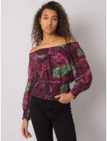 Blúzka DHJ BZ 15175 2.10P tmavo fialová Blúzka DHJ BZ 15175 2.10P tmavo fialová