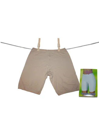 Dámske nohavičky s dlhšou nohavičkou Cinzia telová - Lovelygirl