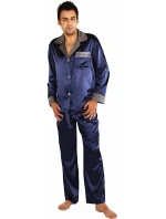 Pánske saténové pyžamo Satyna Adam 939 - De Lafense