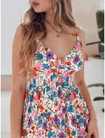 FLOWMISS biele kvetinové maxi šaty FashionStreet EY2628 FLOWMISS biele kvetinové maxi šaty FashionStreet EY2628