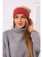 Dámska čiapka Feba K330 červená