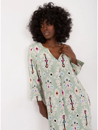 Šaty D73771M30430A pistáciové Šaty D73771M30430A pistáciové