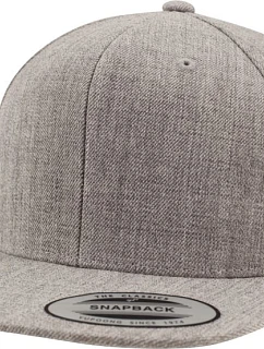 Flexfit 6089M 6-panelová snapbacková čiapka 55.6089 melírovaná šedá/melírovaná šedá