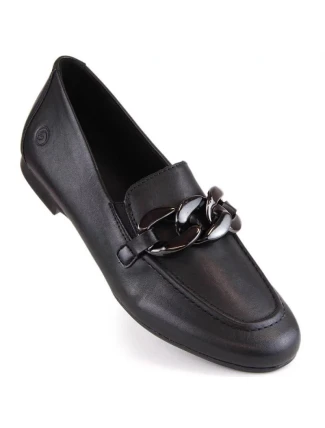 Dámske kožené poltopánky RKR645 black - Remonte