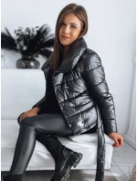 Dámsky prešívaný kabát LONDON PREMIUM black FashionStreet TY3163 Dámsky prešívaný kabát LONDON PREMIUM black FashionStreet TY3163