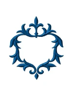 rám pre výšivku monogramu erbu jednoduchý rám pre výšivku monogramu erbu jednoduchý