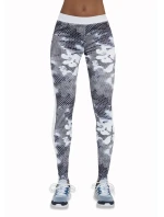 Dámske športové legíny Code white-grey - BAS BLEU