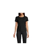 CASALL Essential Mesh Detail Tee black CASALL Essential Mesh Detail Tee black