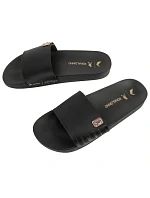 Pánske športové žabky R10 Slide pohodlné čierne papuče Rider