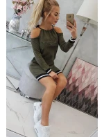 Kaki šaty Tres Chic