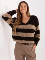 Jumper MI SW WK3031.22 tmavohnedý