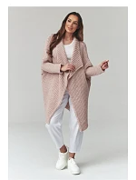 Zapínanie svetra model 226883 Makadamia