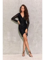 Dámske šaty SUK0422 Čierna - Roco Fashion Dámske šaty SUK0422 Čierna - Roco Fashion