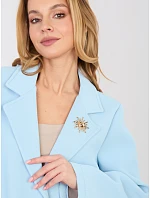 Dámsky kabát IT EN FL8153 1.06 light blue - Rue Paris Dámsky kabát IT EN FL8153 1.06 light blue - Rue Paris