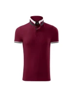 Polokošeľa Malfini Collar Up M MLI-25686 granátová