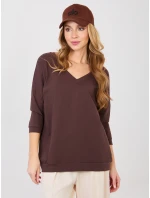 Blúzka RV BZ A1192.71 tmavohnedá