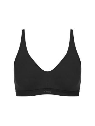 Dámska podprsenka EVER Ease Soft bra - BLACK - black 0004 - SLOGGI