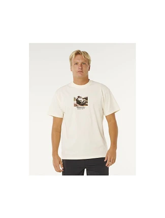 Pánske tričko RIP CURL Search Rig Tee, biele Pánske tričko RIP CURL Search Rig Tee, biele