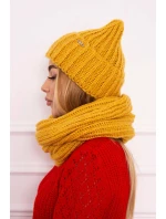 Dámska súprava s hrubým pruhom P100 žltá