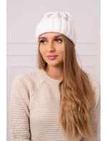 Dámska čiapka Selena K384 biela