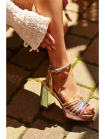 Sandały Damskie Na Słupku D&A CR920 Multikolor