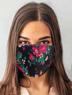 Maska ANS-F 113 ruží - Anais