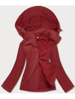 Červená dámska bunda s polarom (fleecom) (HH017-5)